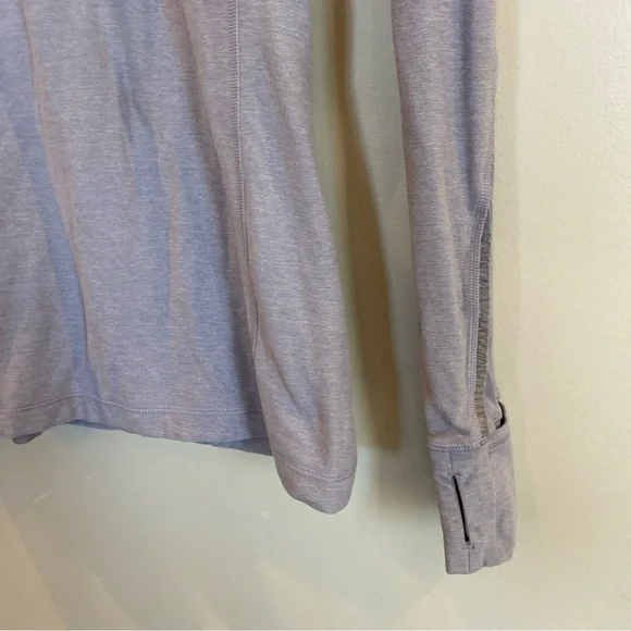 Lululemon Lavender Full Tilt Pullover Half Zip Size 8 - Picture 3 of 9